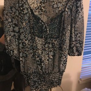 6 degrees- Boho style blouse